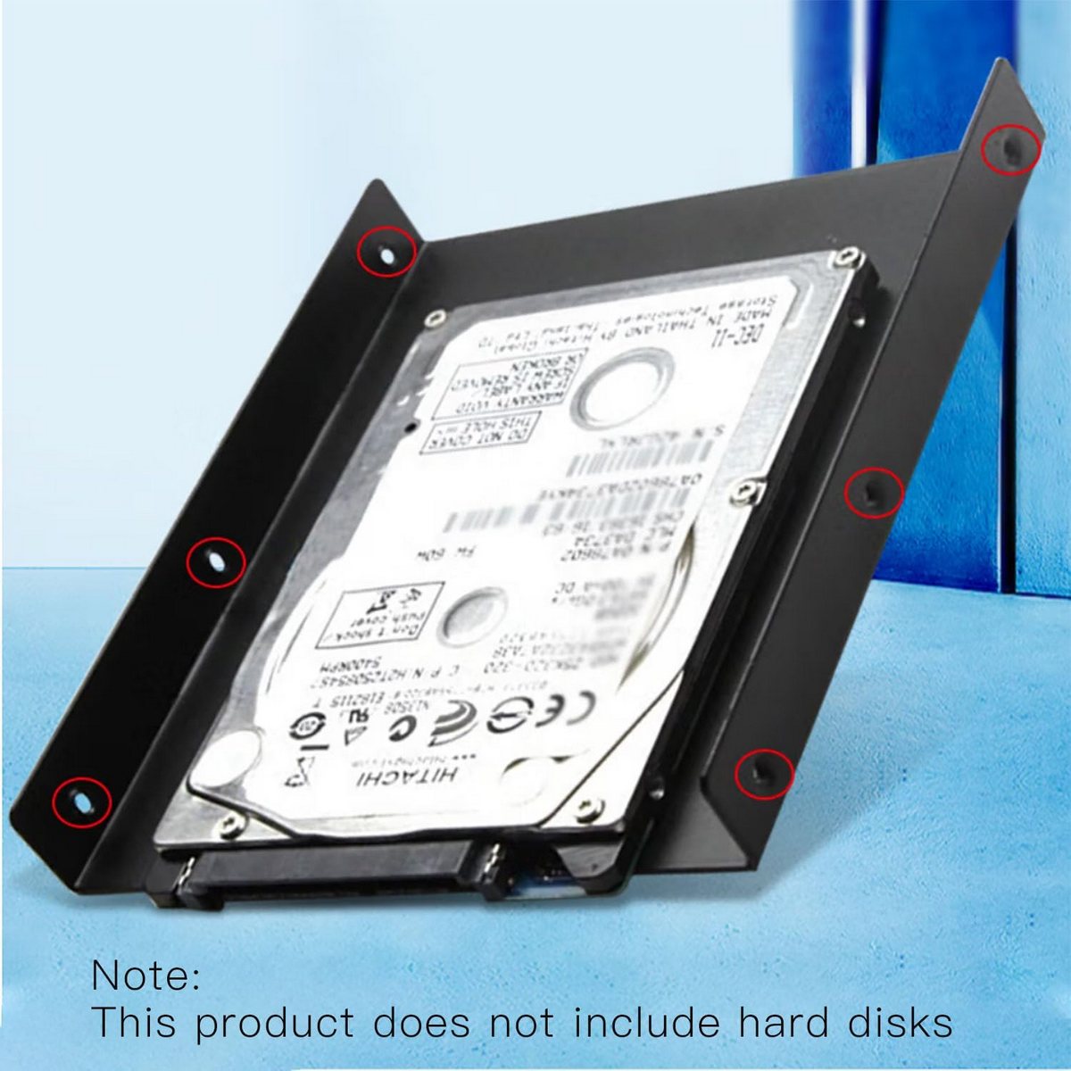 SSD HDD Holder 2.5 to 3.5 Mounting Bracket Hard Drive Adapter With ...