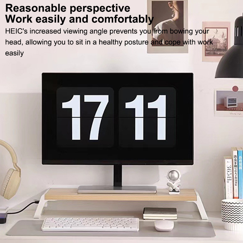 Monitor Stand Universal USb Expansion Station Desktop Storage Rack Base ...