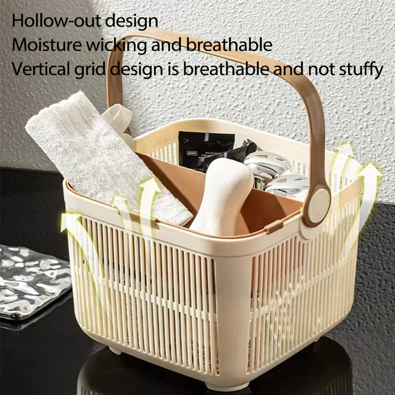 Double Layer Detachable Wash Basket With Dry And Wet Separation Student ...