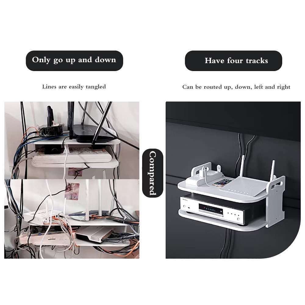 Wall Set Top Box Rack Punching Living RoomTV Wall Set-top Box Rack ...