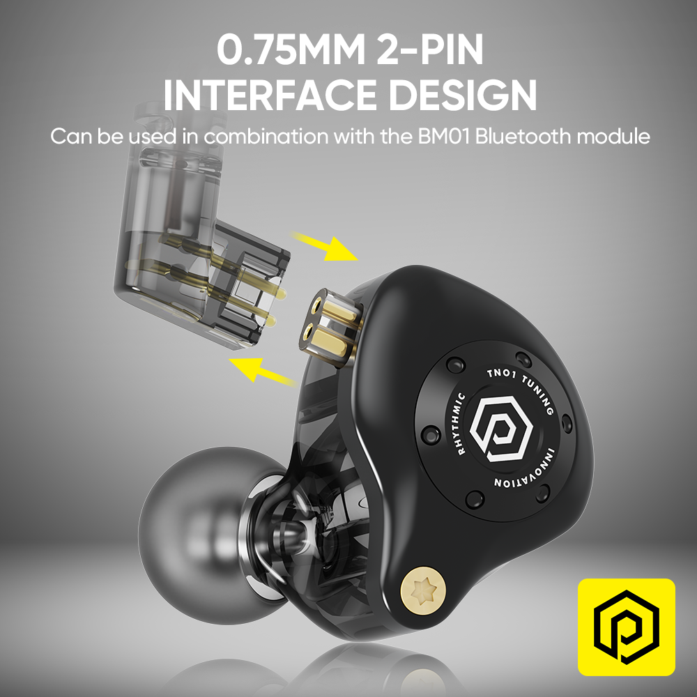 Popcorn TN01 Tuning Earphone Multi-level Sound Adjustment with 10mm ...