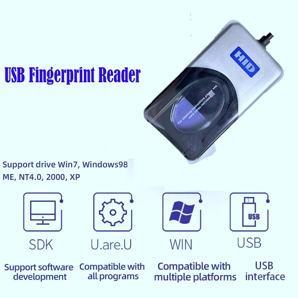 Digital Personna USB Fingerprint Scanner - Reader, ZKTeco Live20R and ...