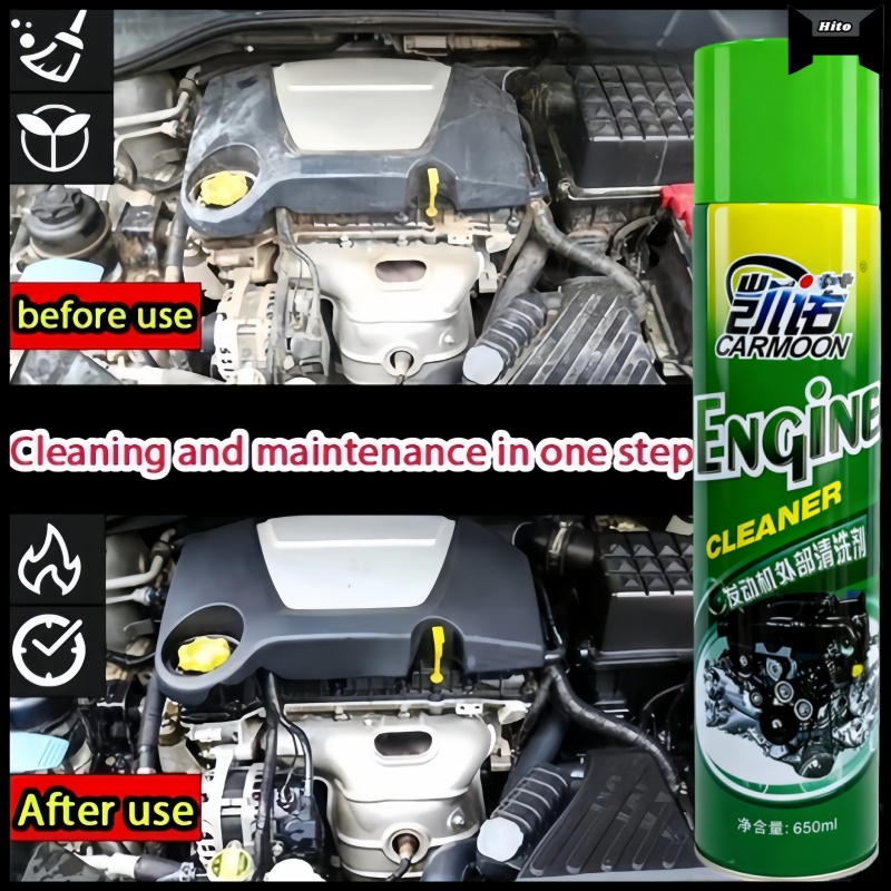 Hito 【650ml 】Engine cleaner spray Car foam cleaner spray Quick ...