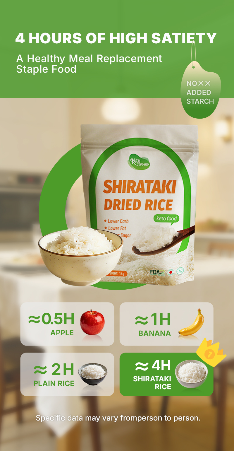 Dry / Dried Shirataki Rice 5kg | Konjac Keto zero carb rice for ...
