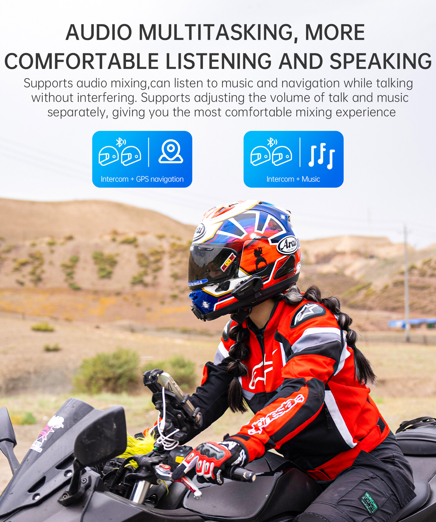 [BUY 1 TAKE 1] New Freedconn FX Plus Mesh Intercom Auto-Reconnect Group ...