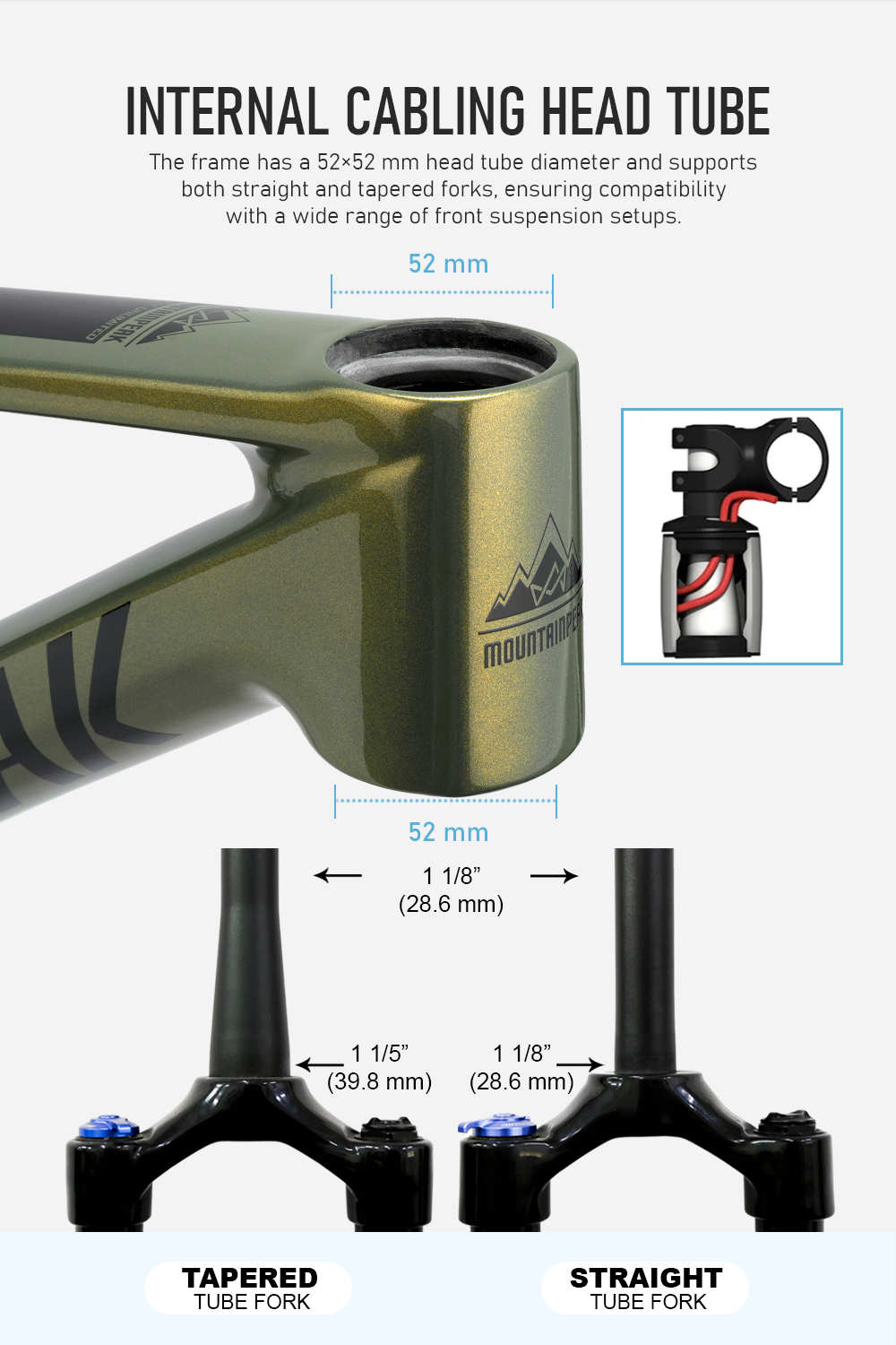 MOUNTAINPEAK EXPLORE 2026 29er Carbon Frame MTP Boost Thru Axle W/Bb ...
