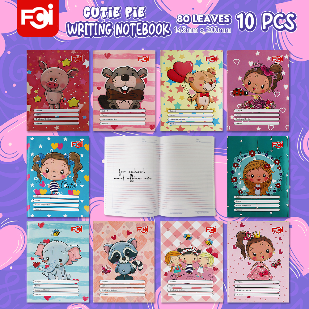 FCI Writing Notebook Assorted Design For Kindergarten/Elementary School ...