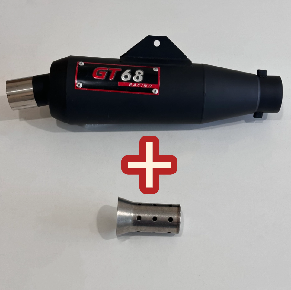 GT68 Cut Power Pipe Motorcycle Exhaust MUFFLER 51mm Made in Thailand ...