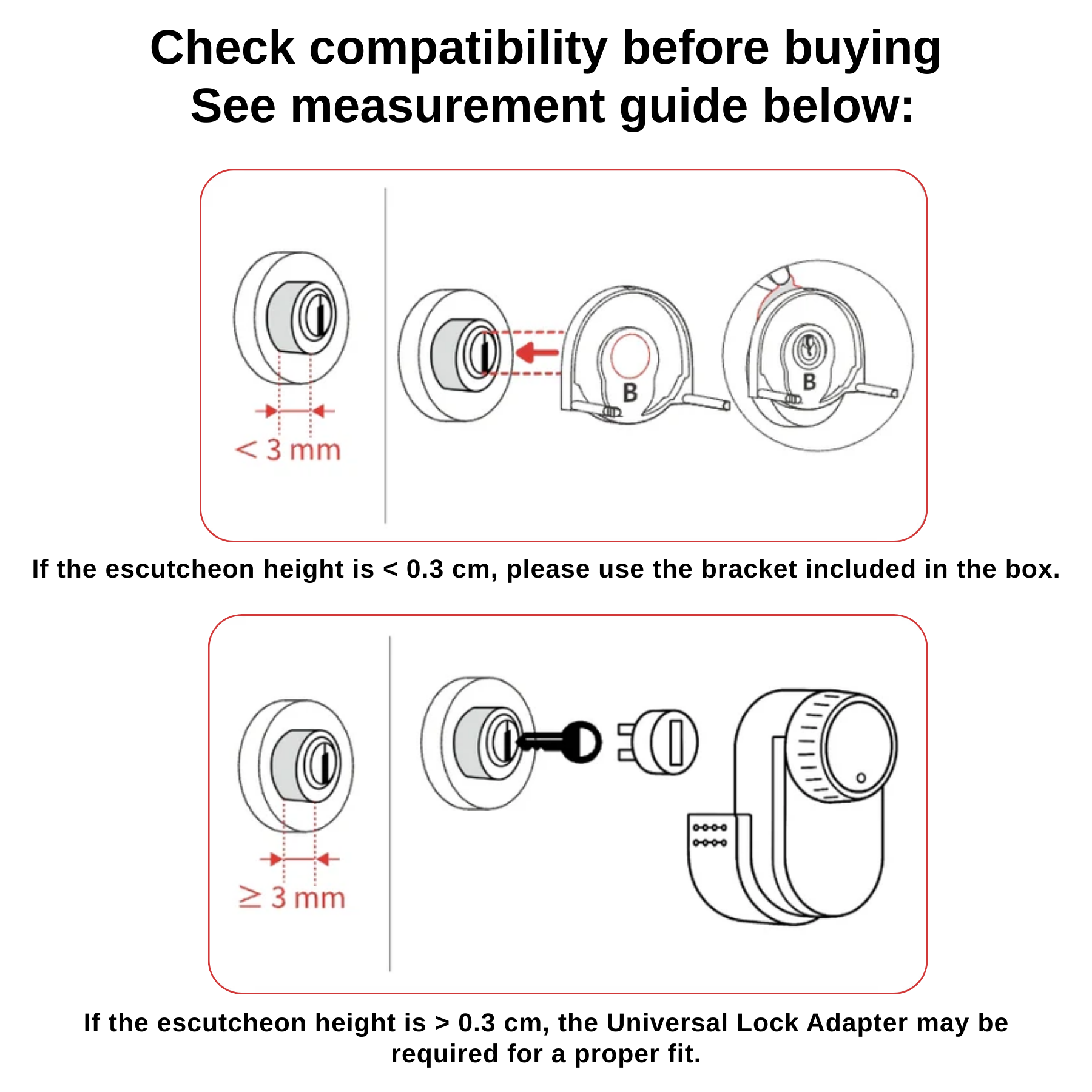 SwitchBot Lock Ultra Adapter Kit - For Thumbturn Style Locks | Shopee ...