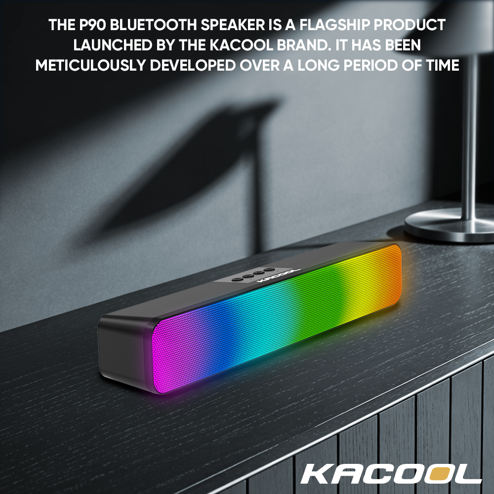 Popcorn RGB Soundbar Bluetooth Bass Stereo Wireless Bluetooth Speaker ...
