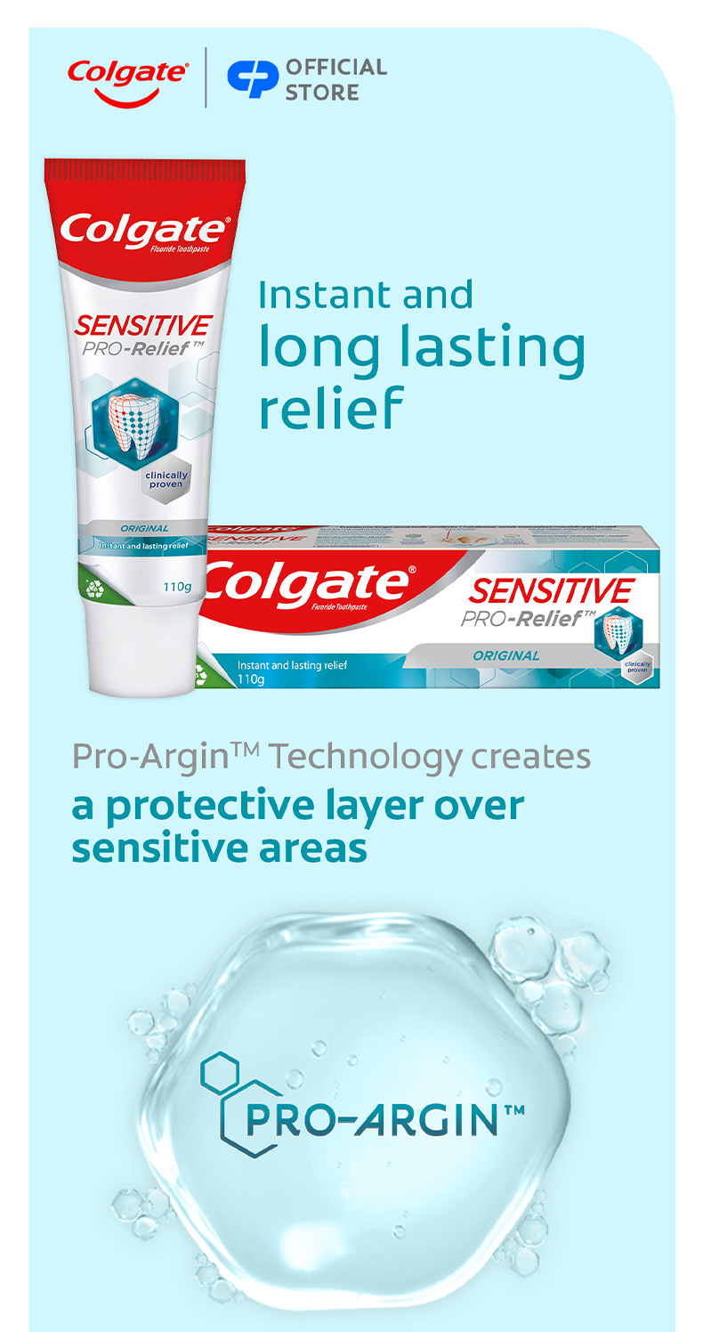Colgate Sensitive Pro-Relief ™ Toothpaste Original, Instant Sensitive ...