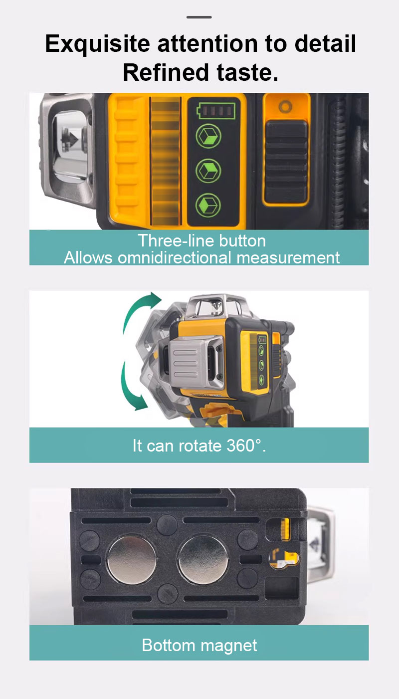 Original Laser Level for construction 12 Line Professional Mapping ...