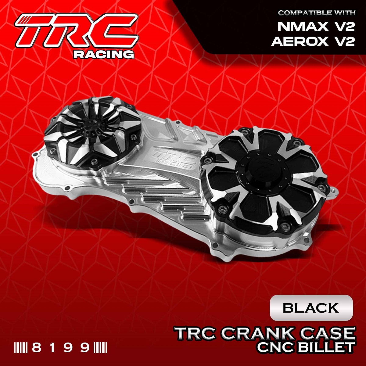 TRC RACING CRANKCASE CNC BILLET for NMAX v2/AEROX v2 8199 | Shopee ...