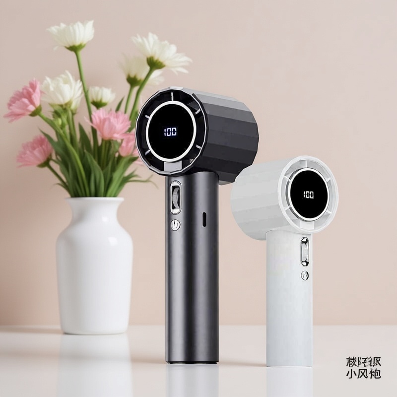 Hand held Turbo High-Speed 100 Gear Stepless Silent Variable Speed Fan ...