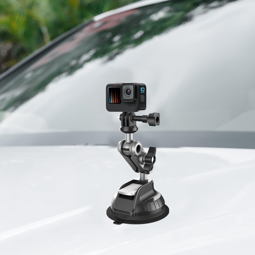 Panoramic Action Camera 360° Suction Mount Car Motorcycle Bicycle Fixed ...