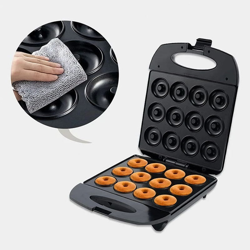 MONDIAL Mini Donut Maker Double Sided Heating Breakfast Machine 6/12 ...