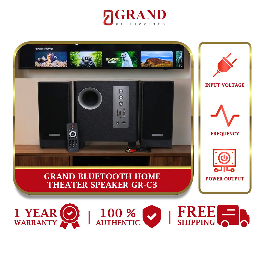 Grand Bluetooth Home Theater Speaker GR-C3 60W Sound System with ...
