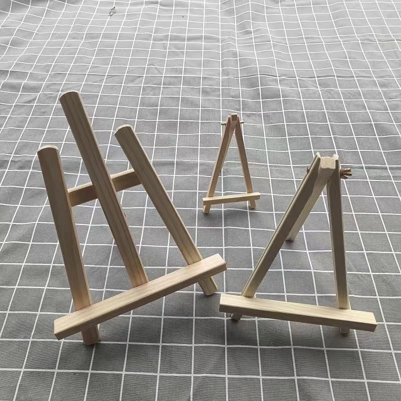 All size portable adjustable angle wooden easel stand tabletop art ...