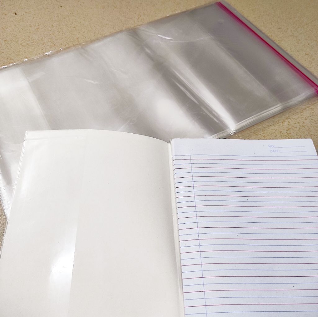 10pcs Jacket Plastic Cover Plastic cover Notebook school office ...