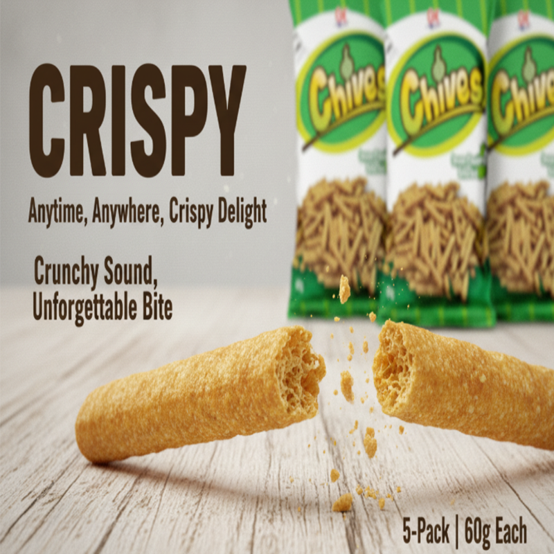 OK Chives Onion-flavored Snacks 60g Portable Crispy Snack | Shopee ...