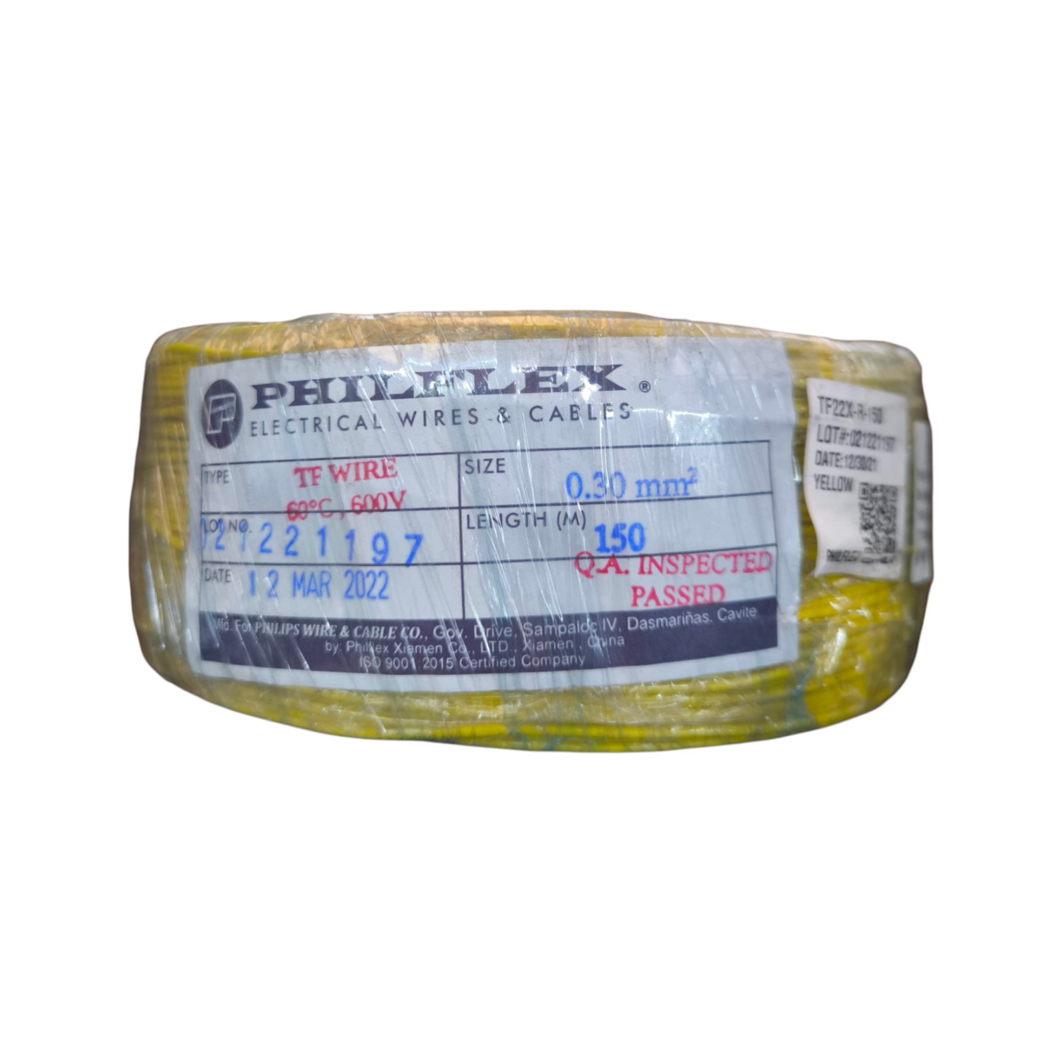Philflex TF Wire AWG 22 Stranded (Hook Up Wire/ Thermoplastic Fixture ...