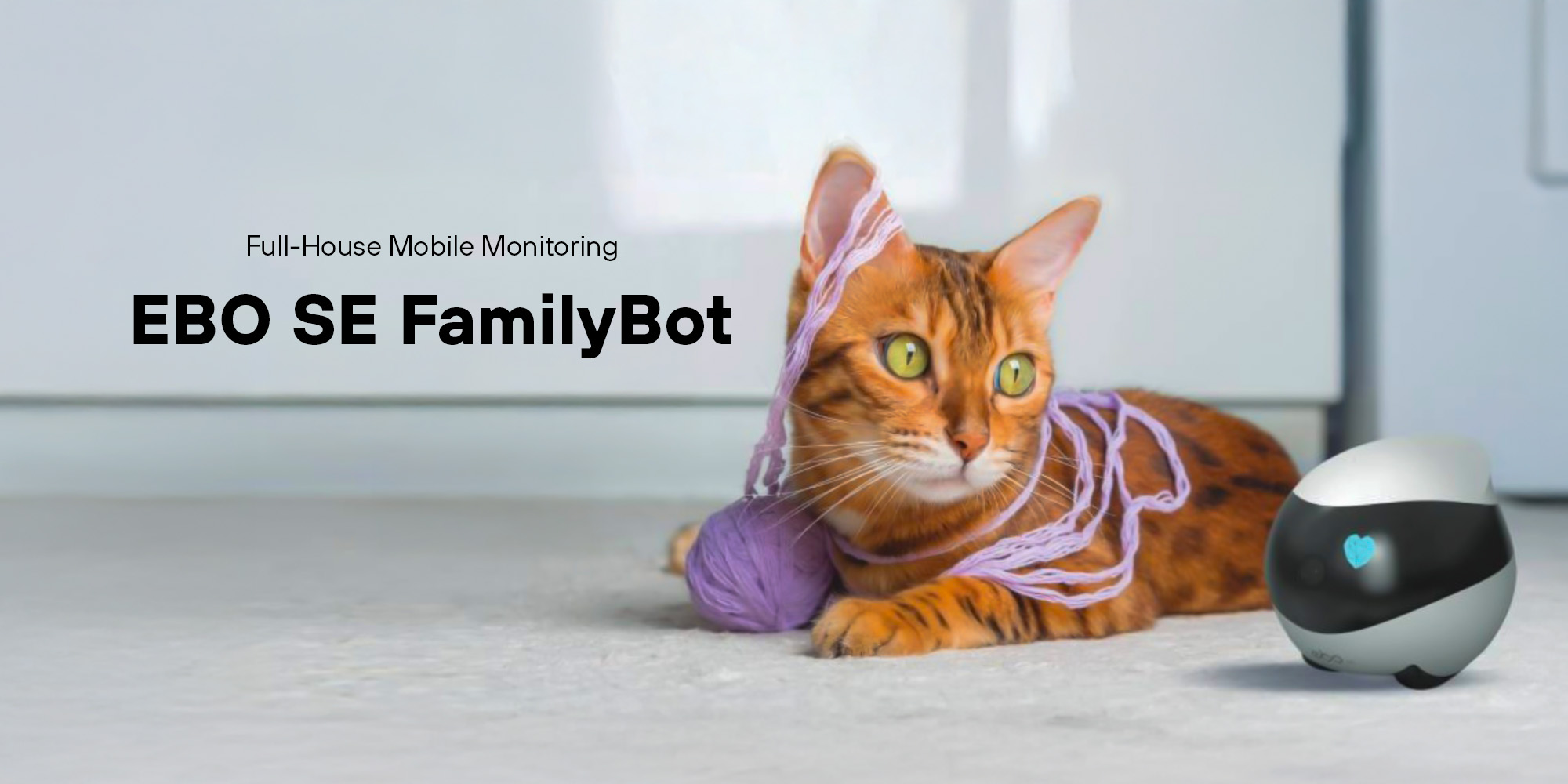 Enabot EBO SE FamilyBot Pet and Family Smart Robot Companion Camera ...