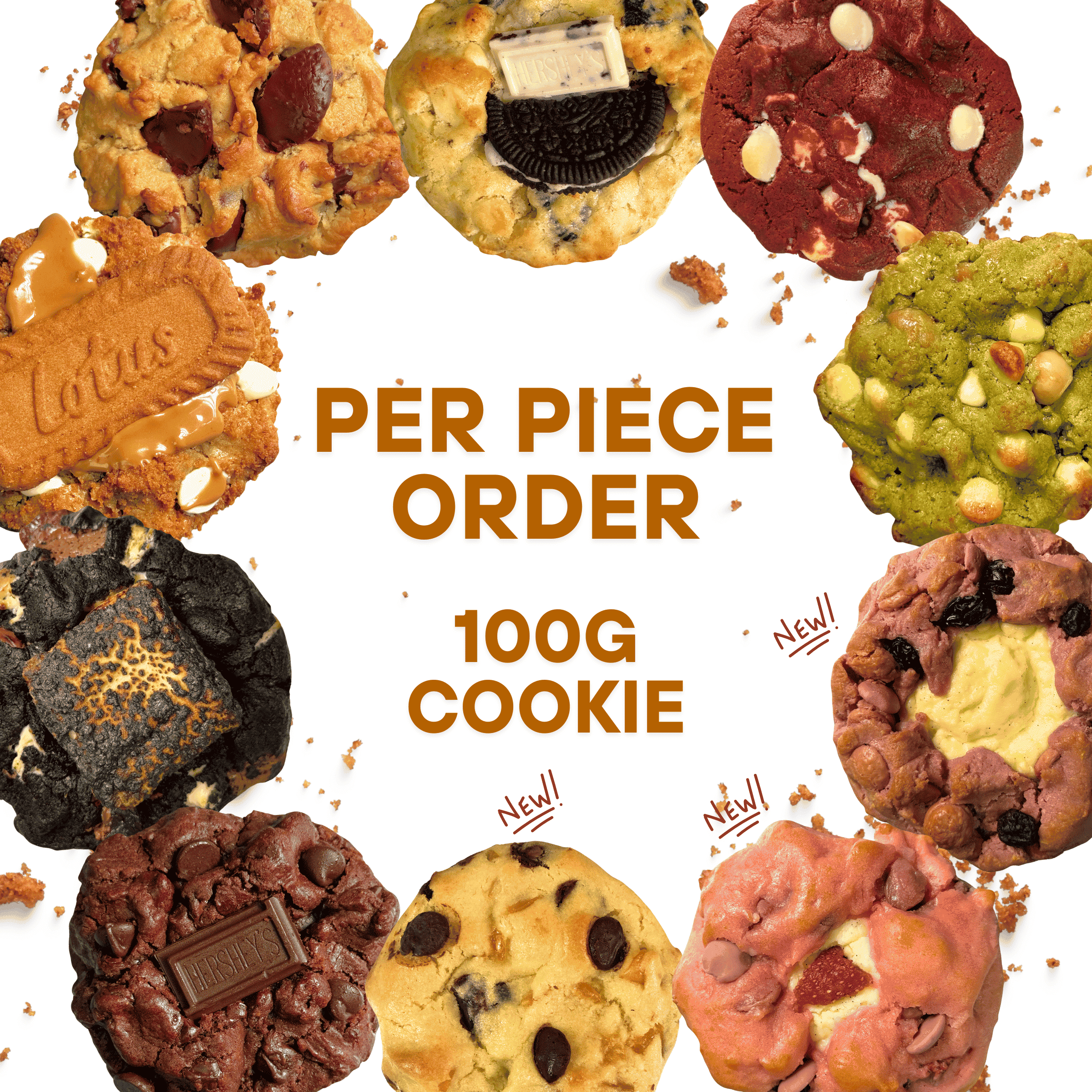 [PER PIECE ORDER] Coastal Cafe Premium Chewy Soft Baked Cookies ...