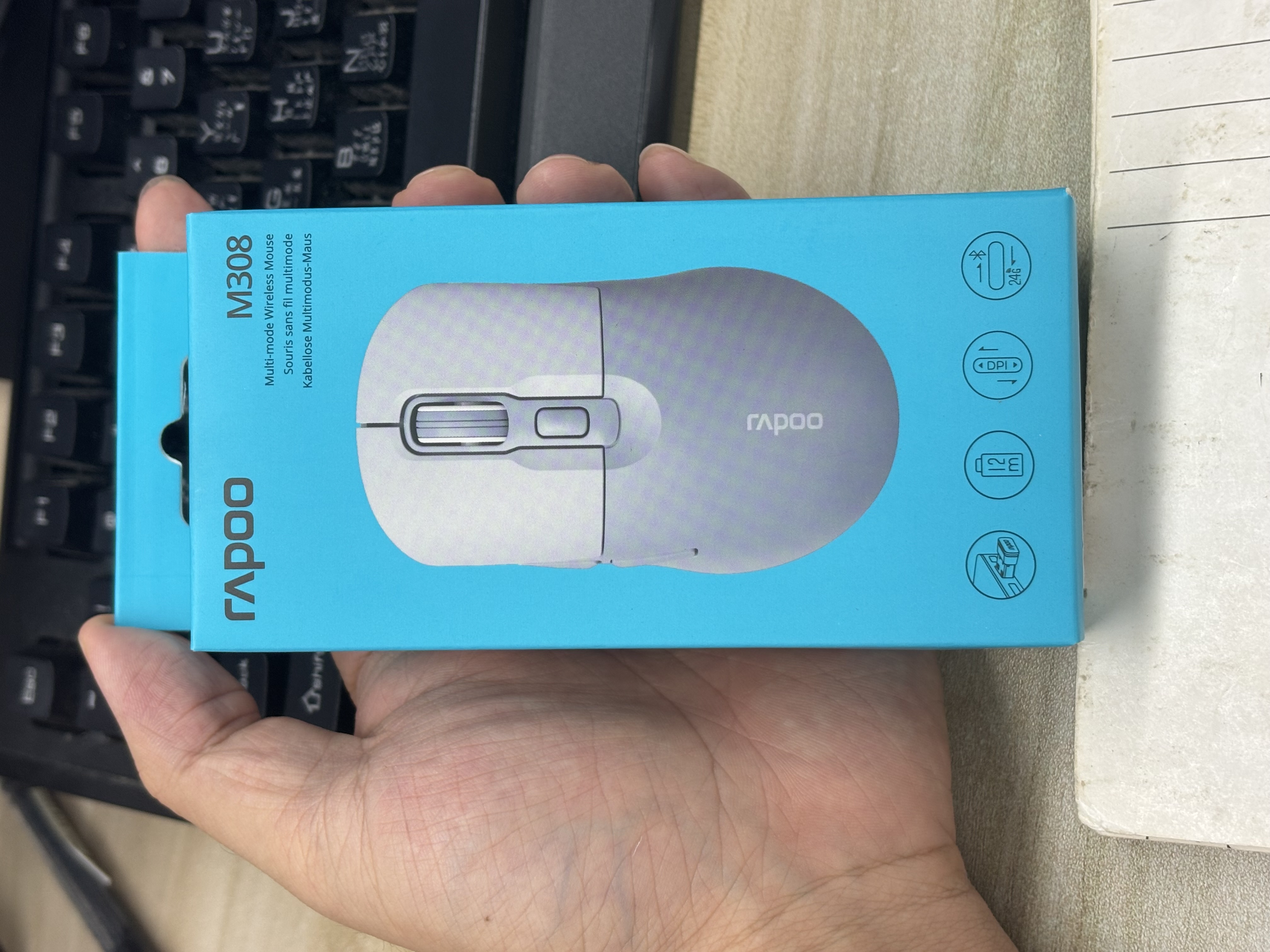 Rapoo M308 Multi-mode Wireless Mouse | Shopee Philippines