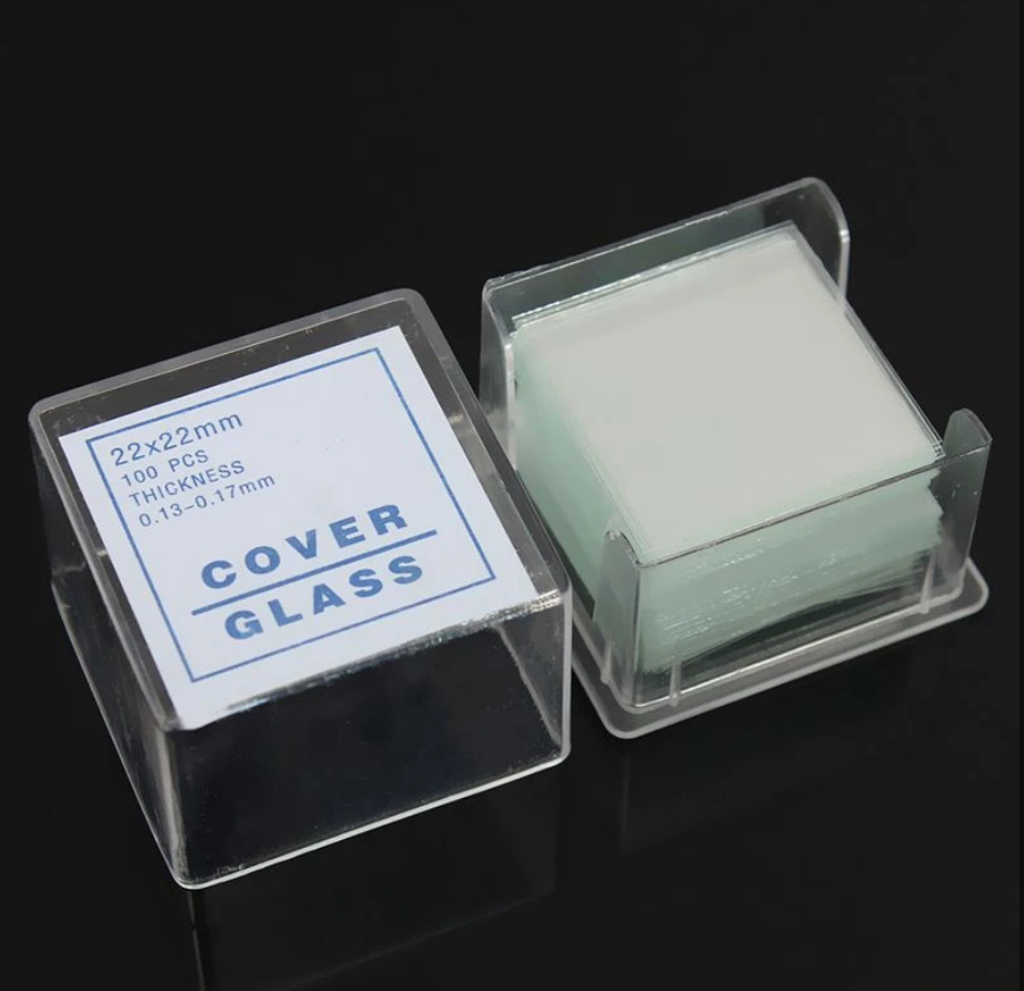 MT- HIGH QUALITY COVER SLIDE COVER GLASS/SLIP, FOR MICROSCOPE 100PCS ...
