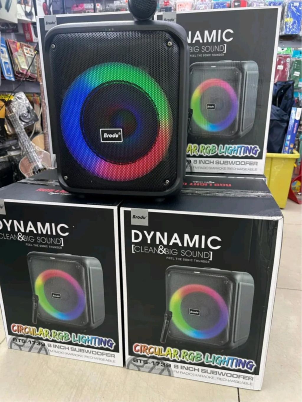 BRODU Original iKaraoke Bluetooth Speaker Subwhooper Karaoke Free ...