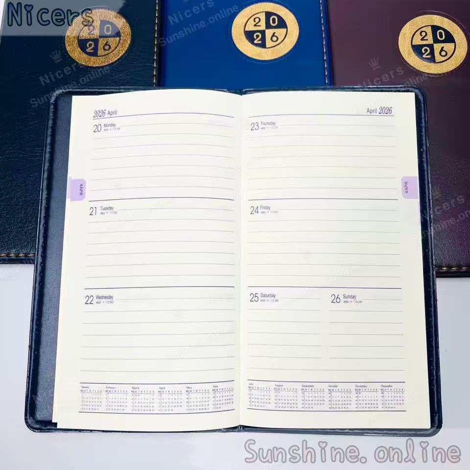 2026 48K Wallet Size Diary PLanner Small Pocket Size Completely Date ...