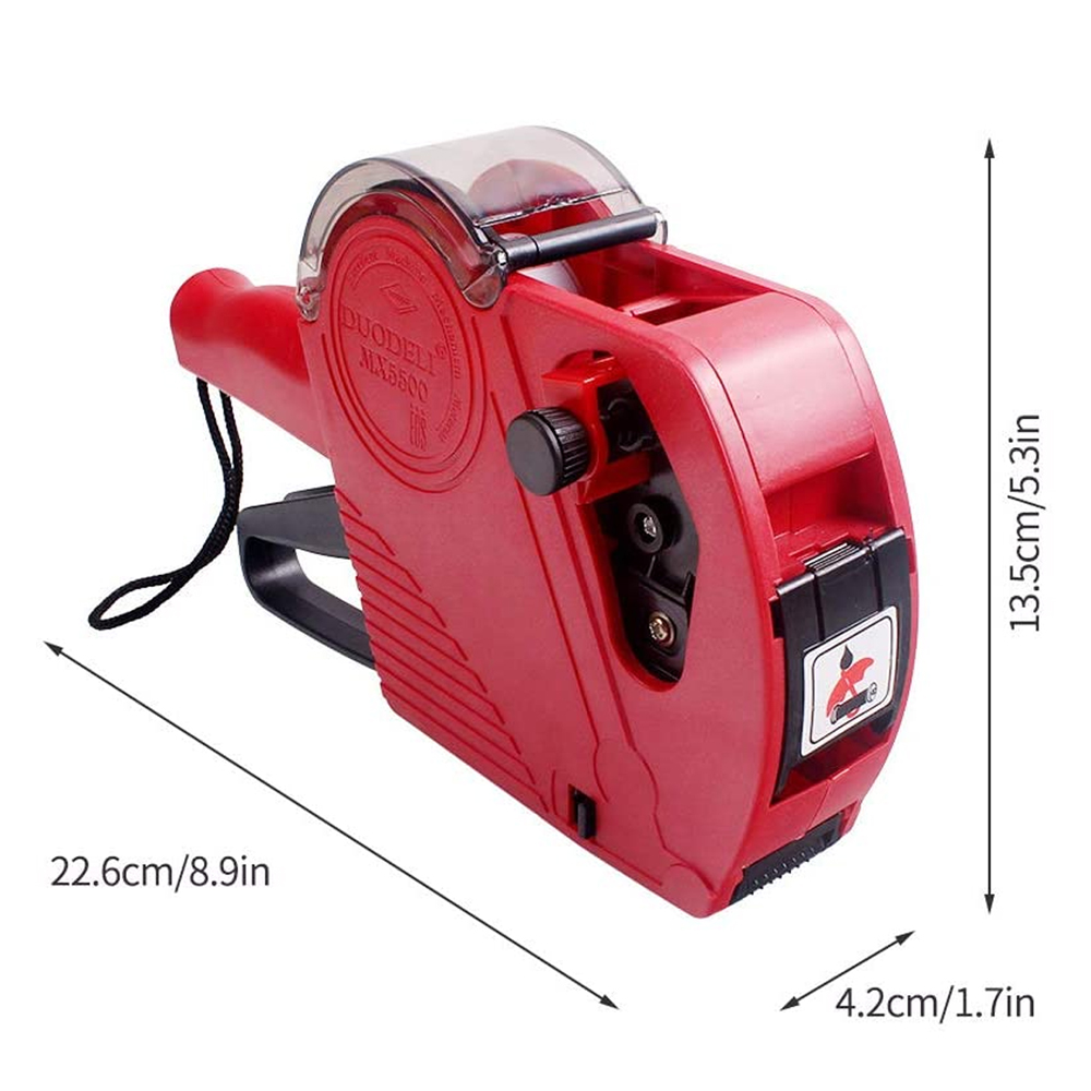 8 Digits Price Tag Gun Price Labeller With Labels Portable Tag Gun ...