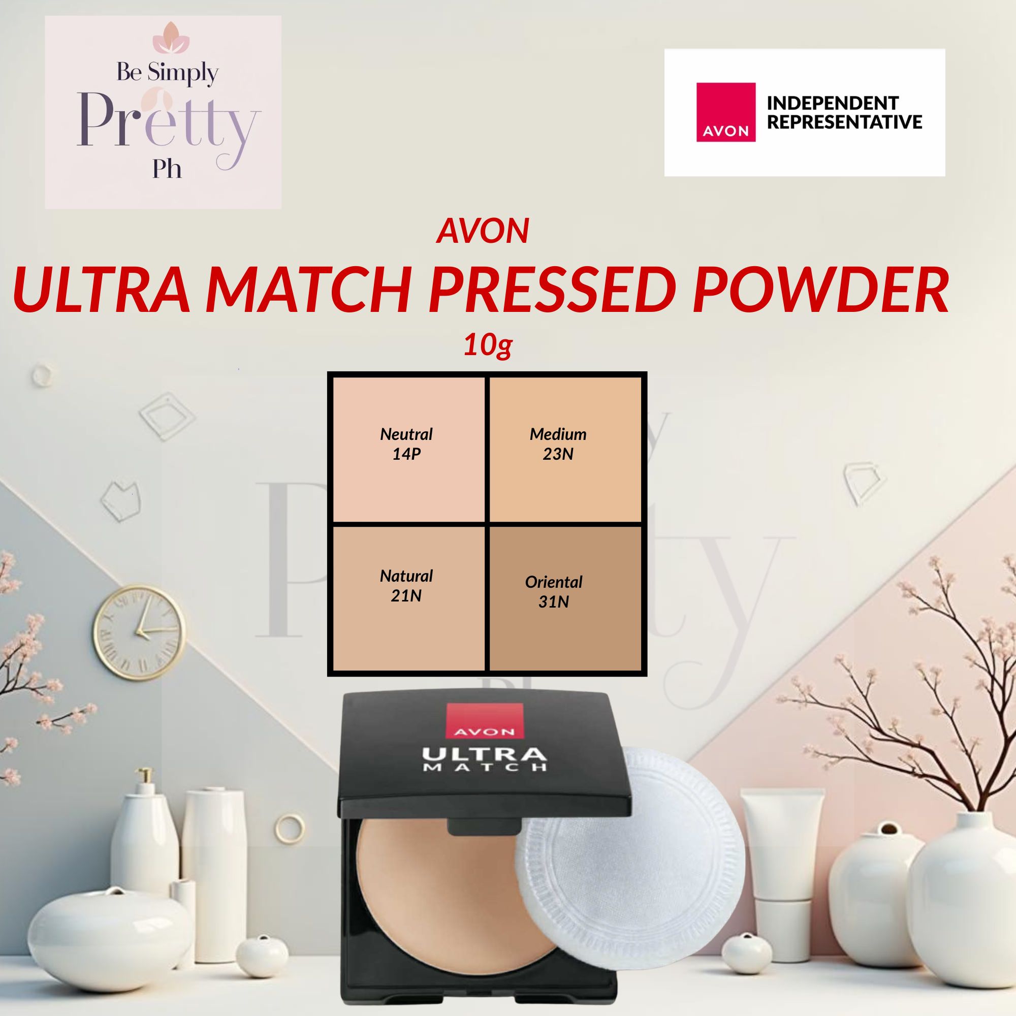 AVON ULTRA MATCH PRESS POWDER (OIL CONTROL) | Shopee Philippines