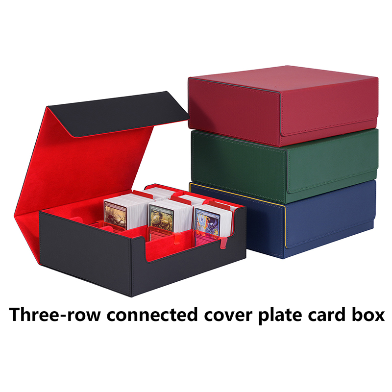 1800+ Card Deck Case for Trading Cards, Magnetic Card Storage Box Top ...