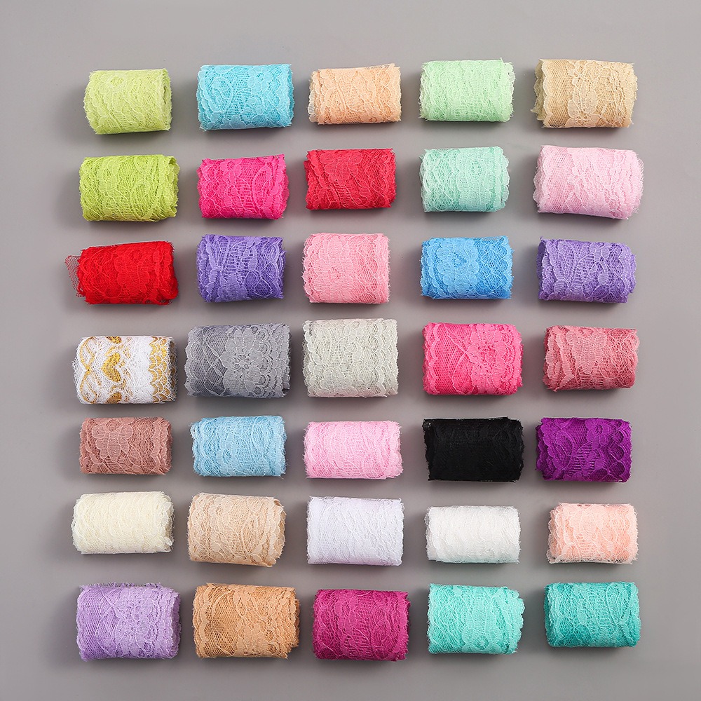 (5yards/roll) 60mm Lace Trimming Ribbon,13 Colors Lace Fabric Webbing ...
