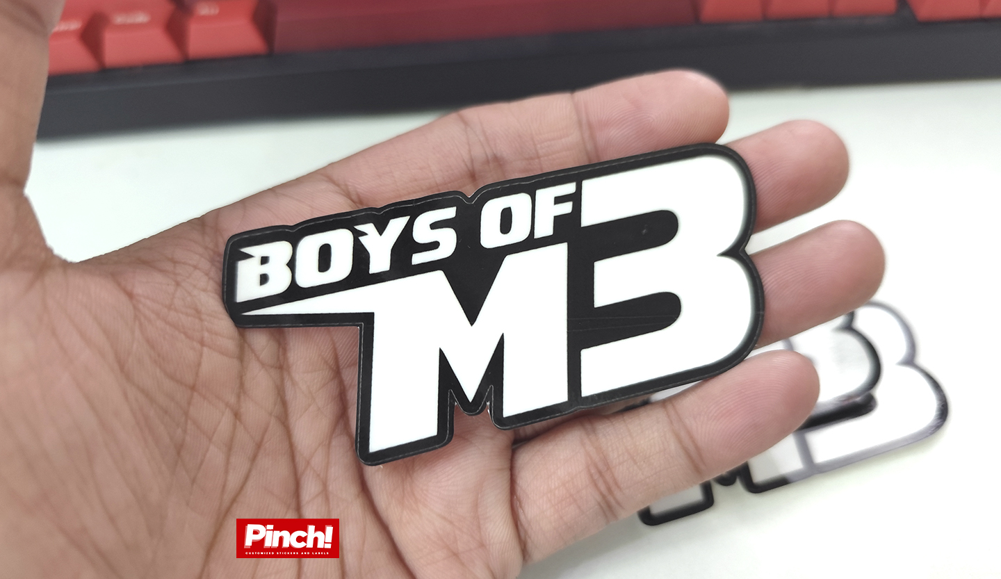 Pinch Motorcycle Sticker - Boys of M3 4pcs | Shopee Philippines