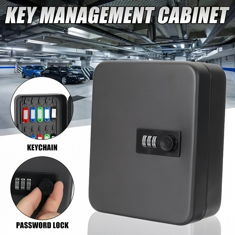 Wall Mounted Storage Password Key Safe Box Combination Operated Lock ...