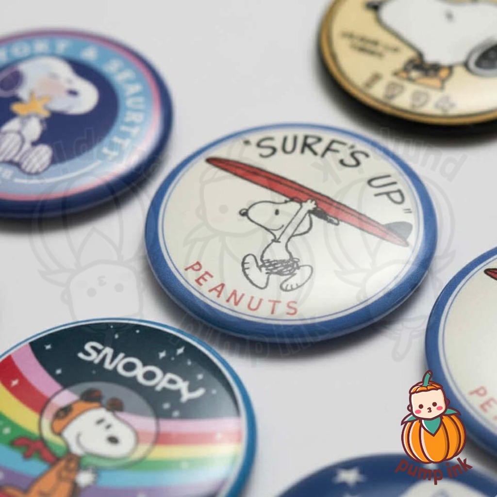 Snoopy Peanuts Button Pin Badge Pin | Cartoon Cute Merch | Fanmade by ...