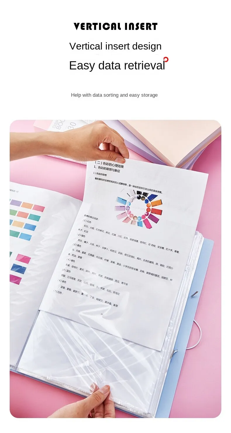 Clear Book Long Clear Folder Document Organizer Folder Organizer ...
