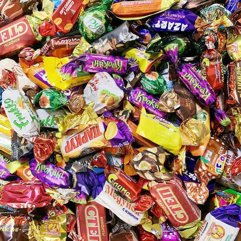 Russian Chocolate Mixed Fructose Candy 500g - CHOCOLATE CANDY NA MAY ...