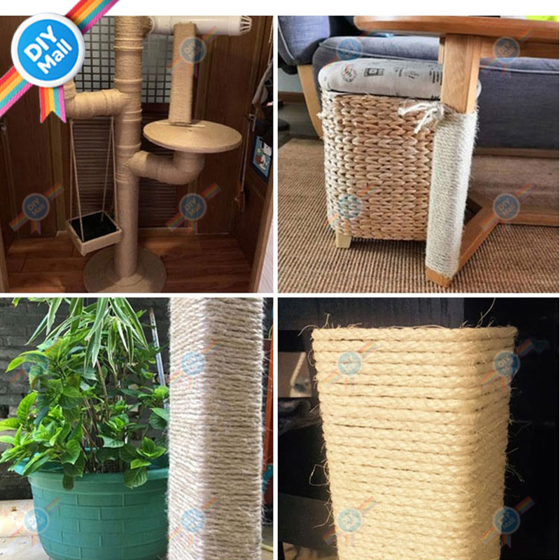 50M/5/10/20/35mm Jute rope/battle rope/DIY natural jute rope/swing rope ...