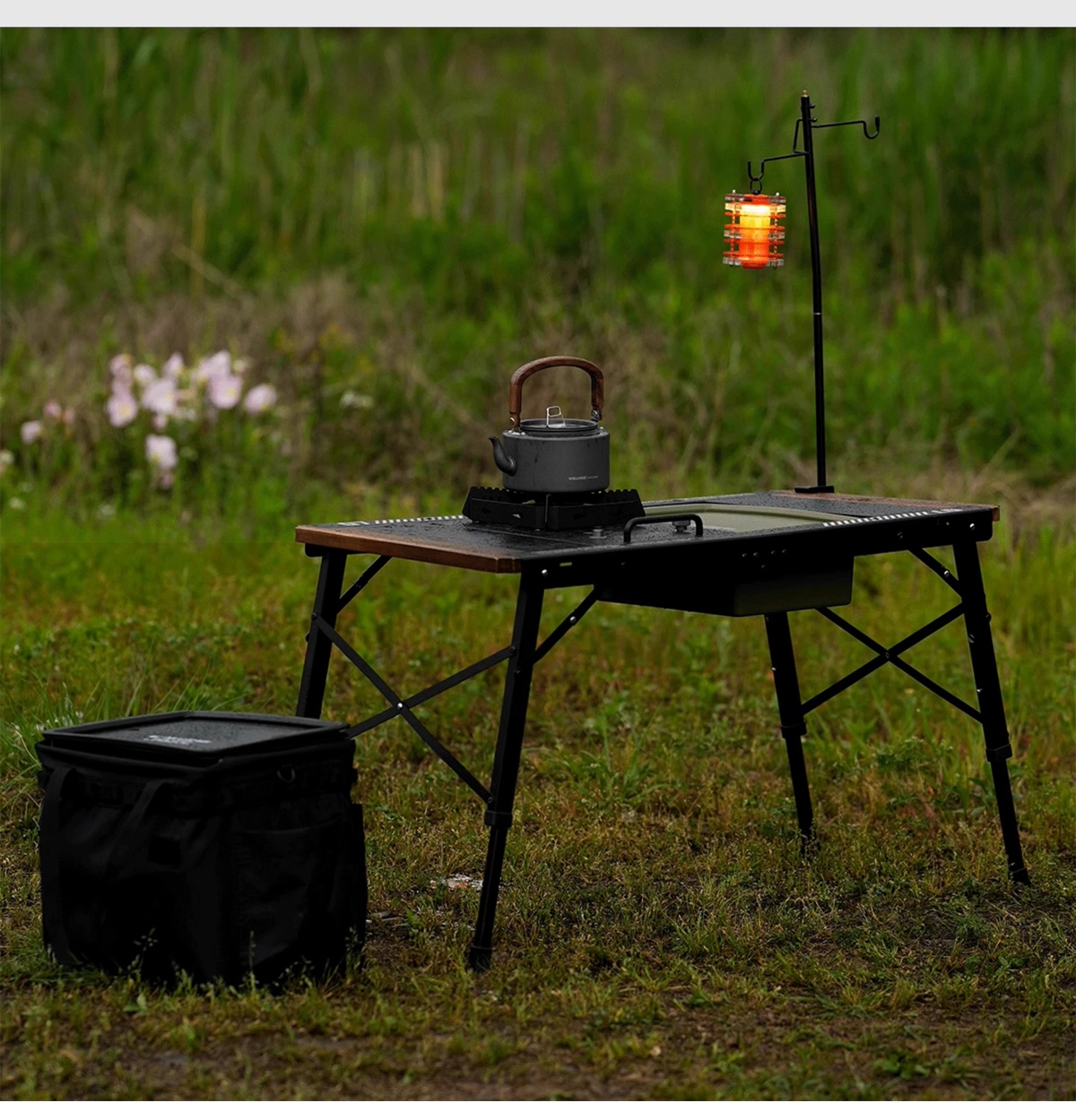 WELLHIKE Outdoor One-Unit IGT Storage Box Tea Tray Portable Stackable ...