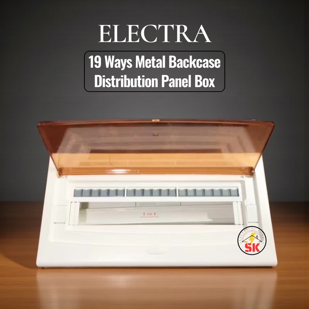 ELECTRA 19-38 Ways Metal Back Case | Distribution Panel Box | Shopee ...
