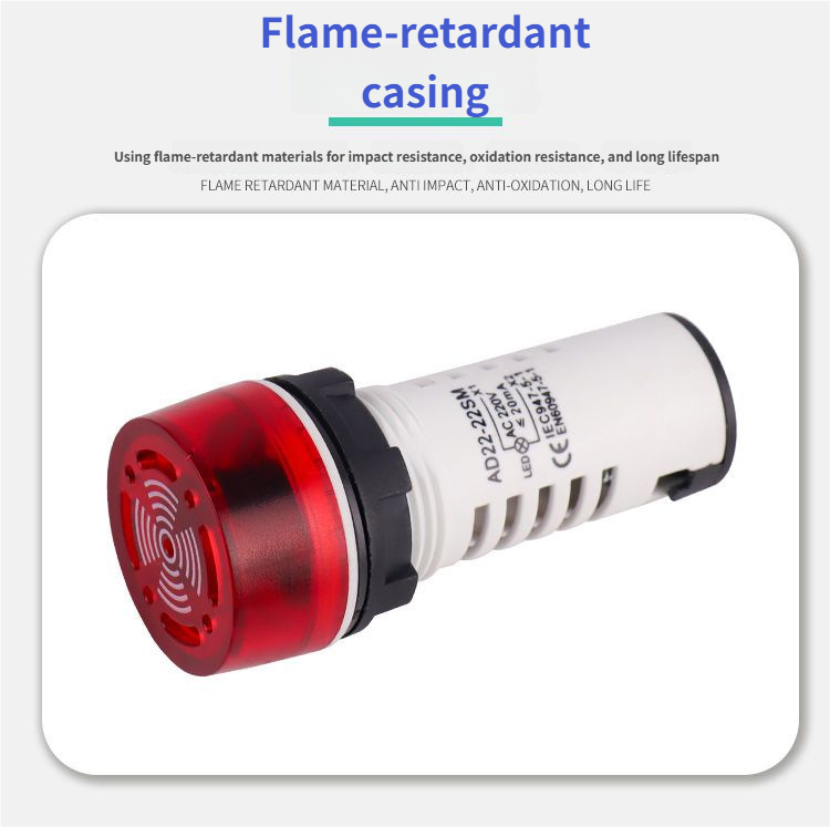 AD16-22SM Buzzer Intermittent Light, LED Flashing Audible and Visual ...