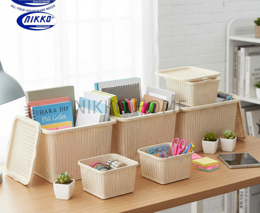 Nikko Magnolia Multifunctional ORGANIZER （BASKET） with Cover PLASTIC ...