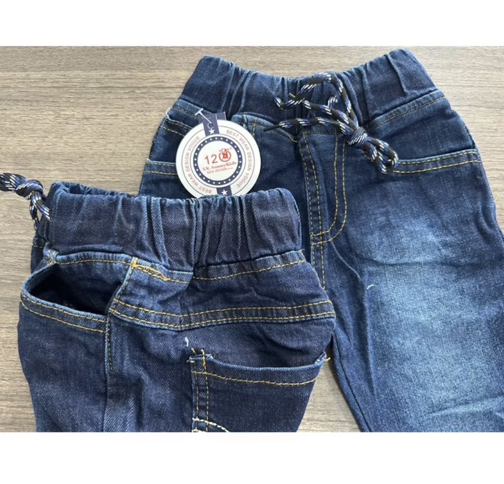DUKE Kids Denim Jogger jeans maong pants 6months to 5yrs | Shopee ...