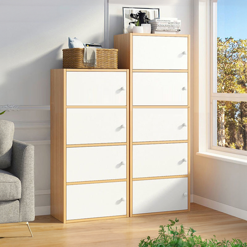 View of 【Ship Today】Locker Bookcase Simple Home Living Room Locker Simple ...