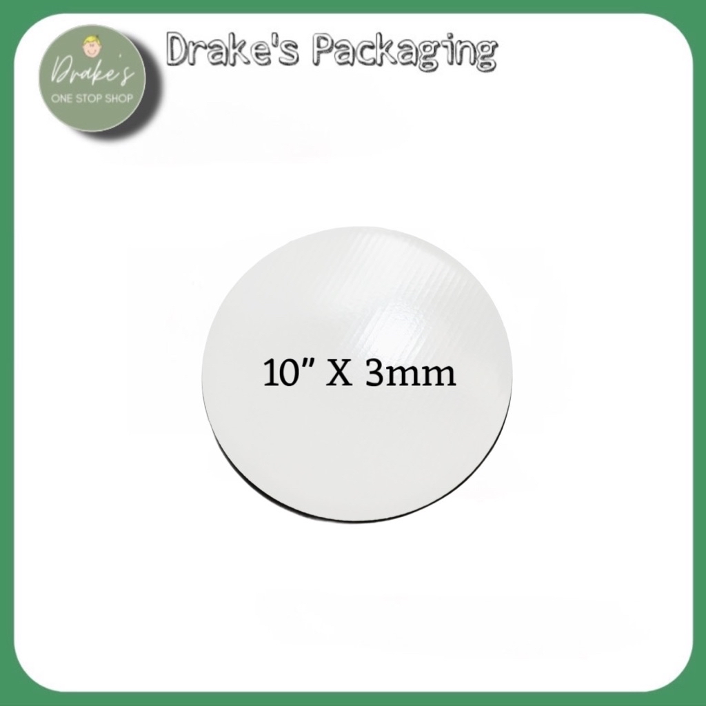 Cake Board Round White 8 | 9 | 10 | 12 Inches 5 Pieces Per Sold By ...