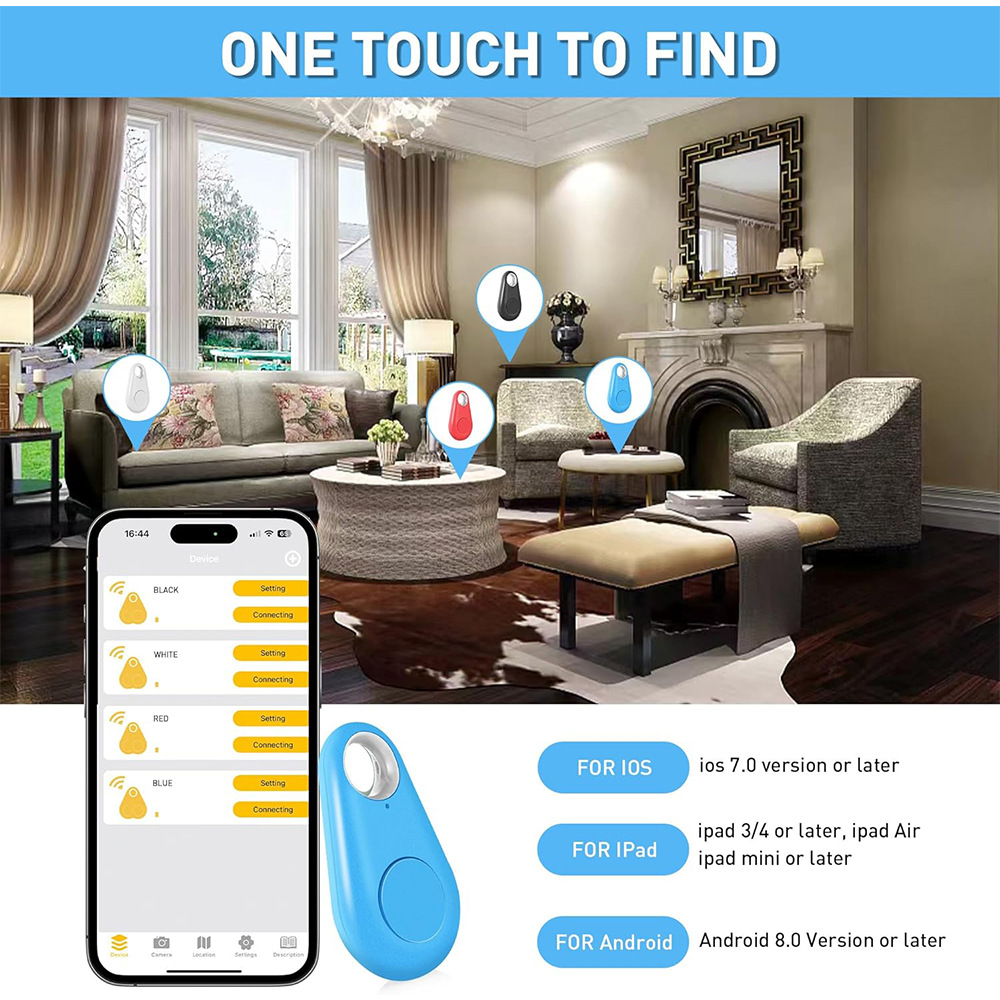 Smart Anti-lost Bluetooth Selfie Key Finder Device Mobile Phone Lost ...