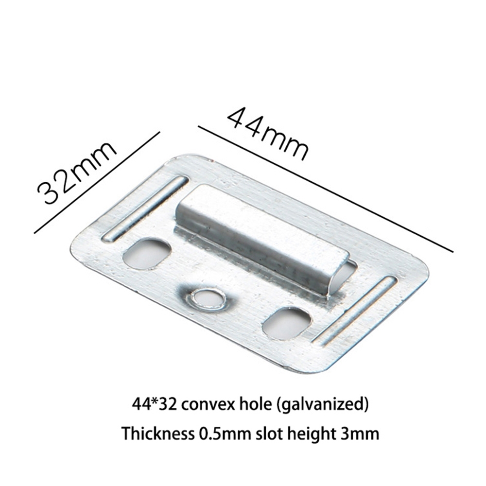 200pcs Wall Panel Clips Metal Clip Fluted Wall Panel For Wpc Wall And ...